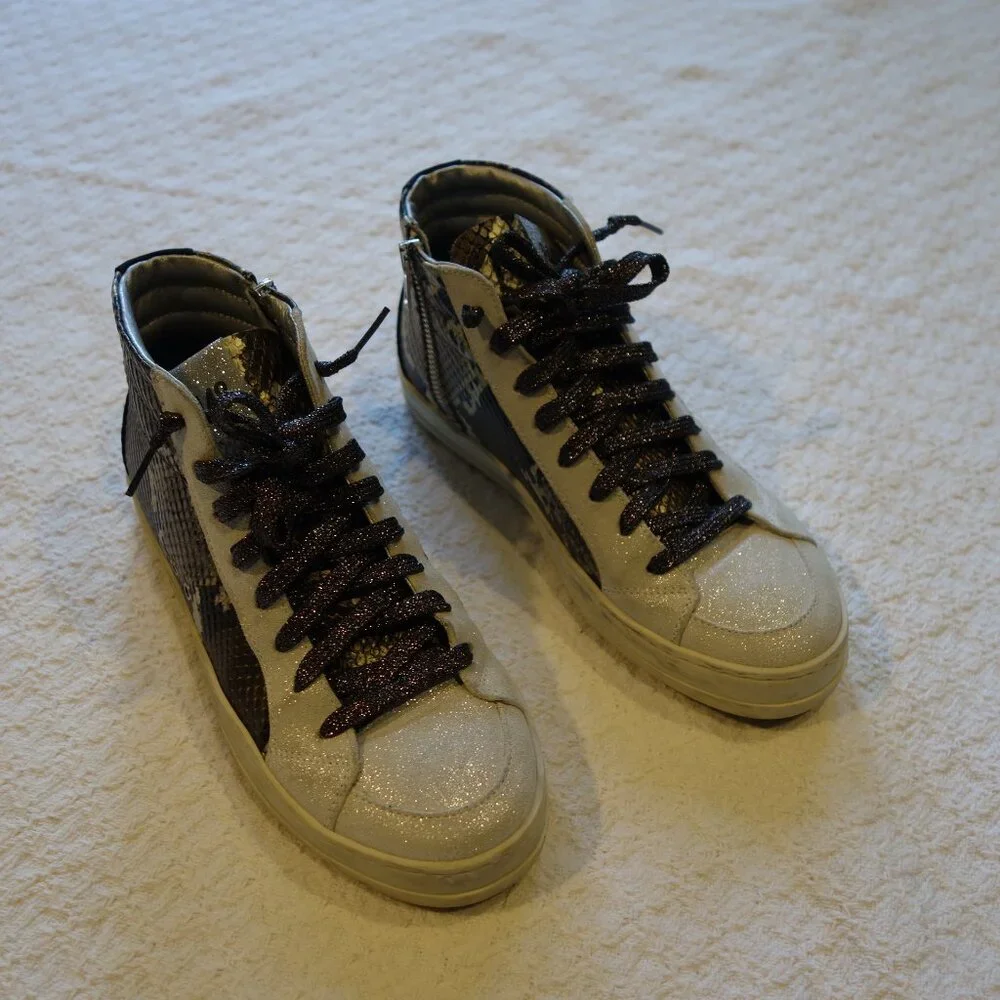 P448 Skate Python Print Hi-Tops - Picture 9 of 16